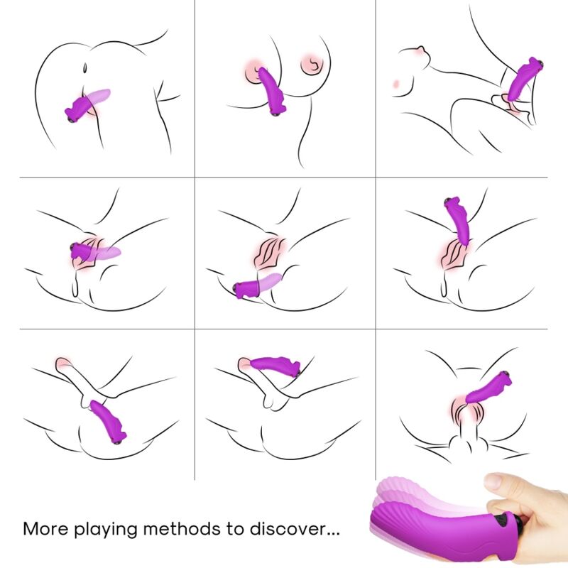 ARMONY - AURORA VIBRATOR FINGER LILLA