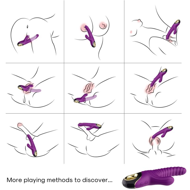 ARMONY - ETERNITY VIBRATOR SILIKONE LILLA