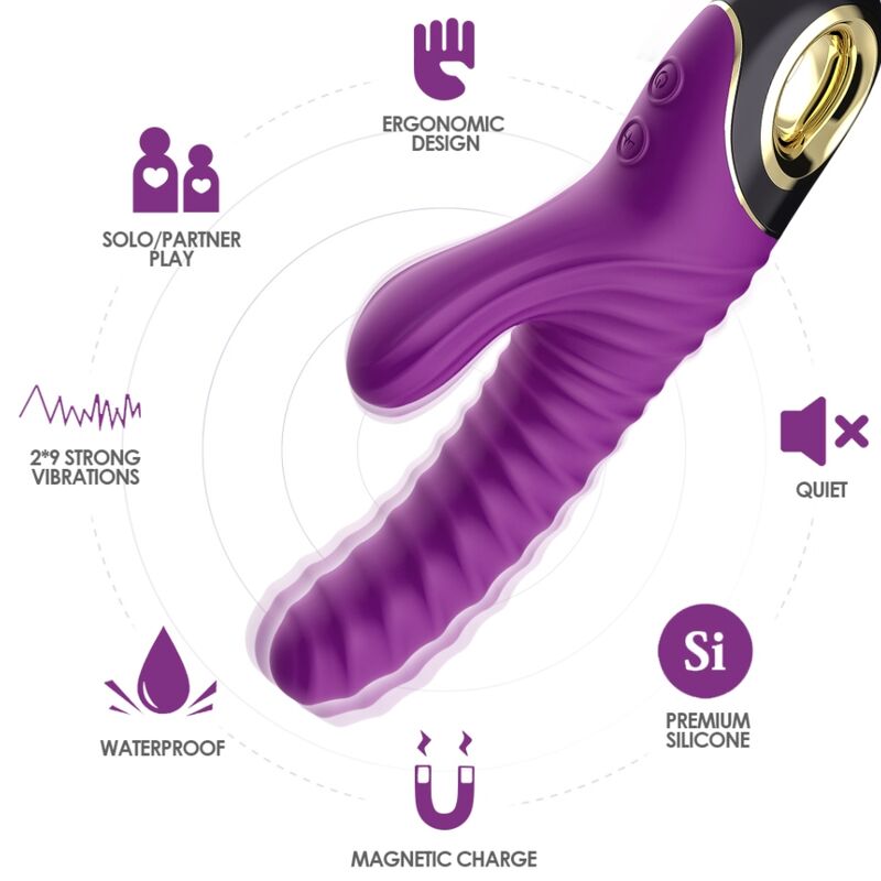 ARMONY - ETERNITY VIBRATOR SILIKONE LILLA