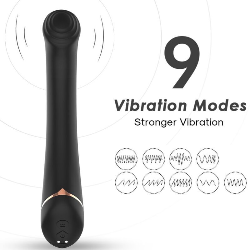 ARMONY - VIBRATOR FALTHOVED SILIKONE SORT
