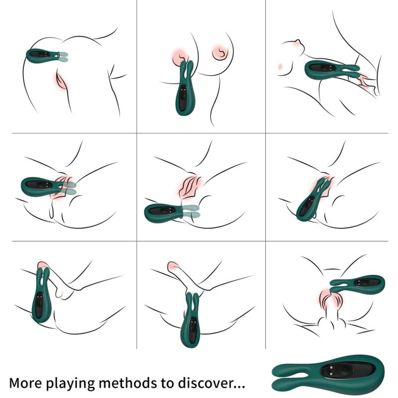 ARMONY - STIMULATOR & VIBRATOR KANINGRØN