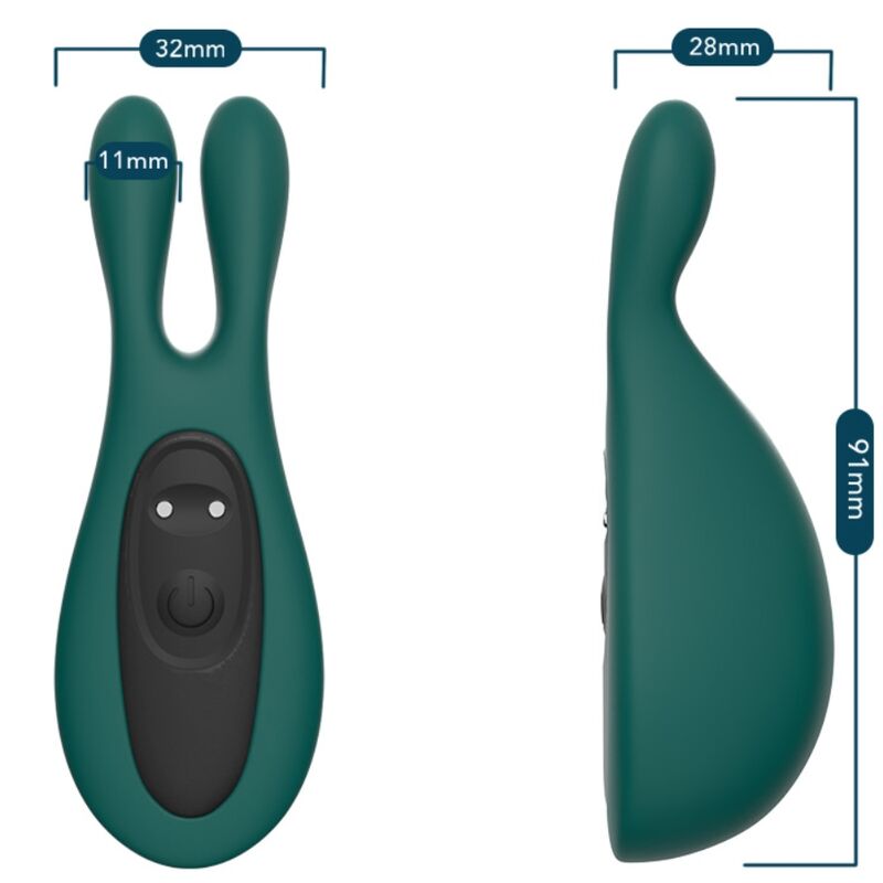 ARMONY - STIMULATOR & VIBRATOR KANINGRØN