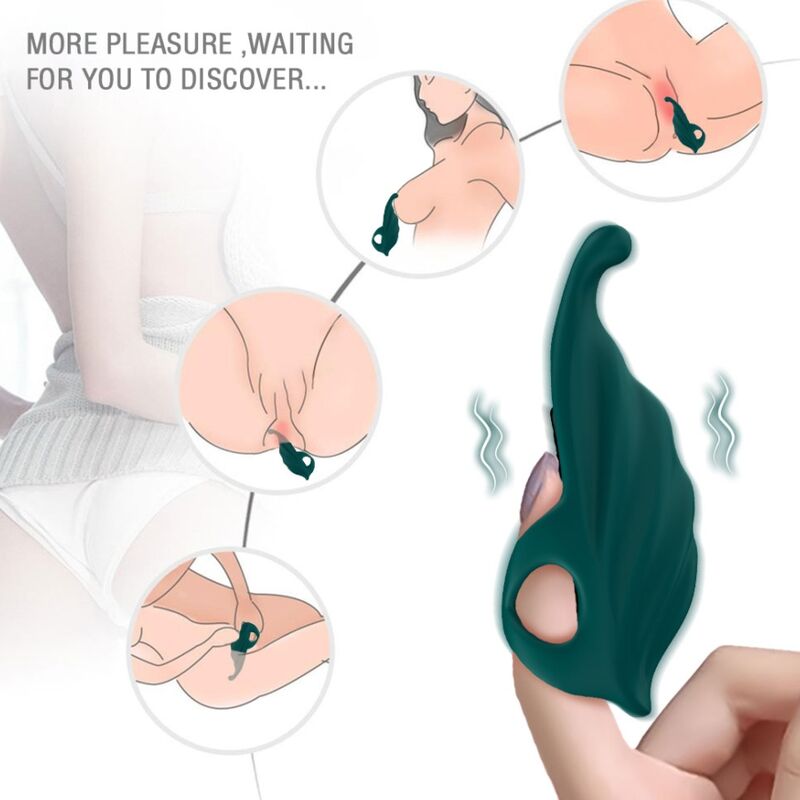 ARMONY - FINGERSTIMULATOR & VIBRATOR GRØN