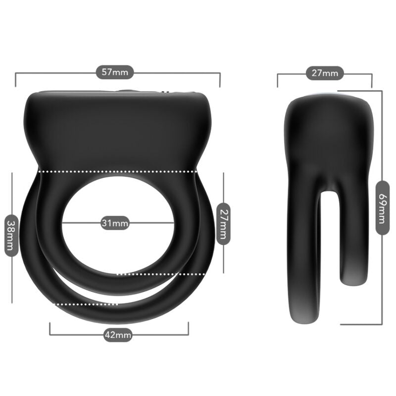 ARMONY - DOBBELT RINGVIBRATOR SORT