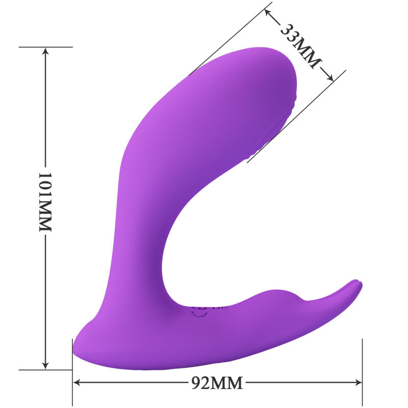 PRETTY LOVE - IDABELLE VIBRATION & PULSATION FJERNBETJENING VIOLET