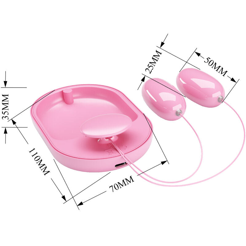 PRETTY LOVE - FUN BOX PINK VIBRERENDE KUGLET