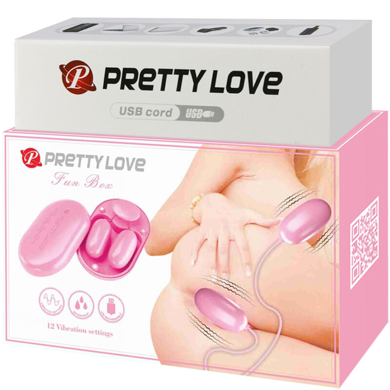 PRETTY LOVE - FUN BOX PINK VIBRERENDE KUGLET