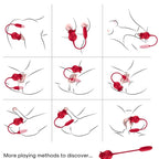 ARMONY - ROSELIP LICKING VIBRATING CLIT & VIBRATOR RED