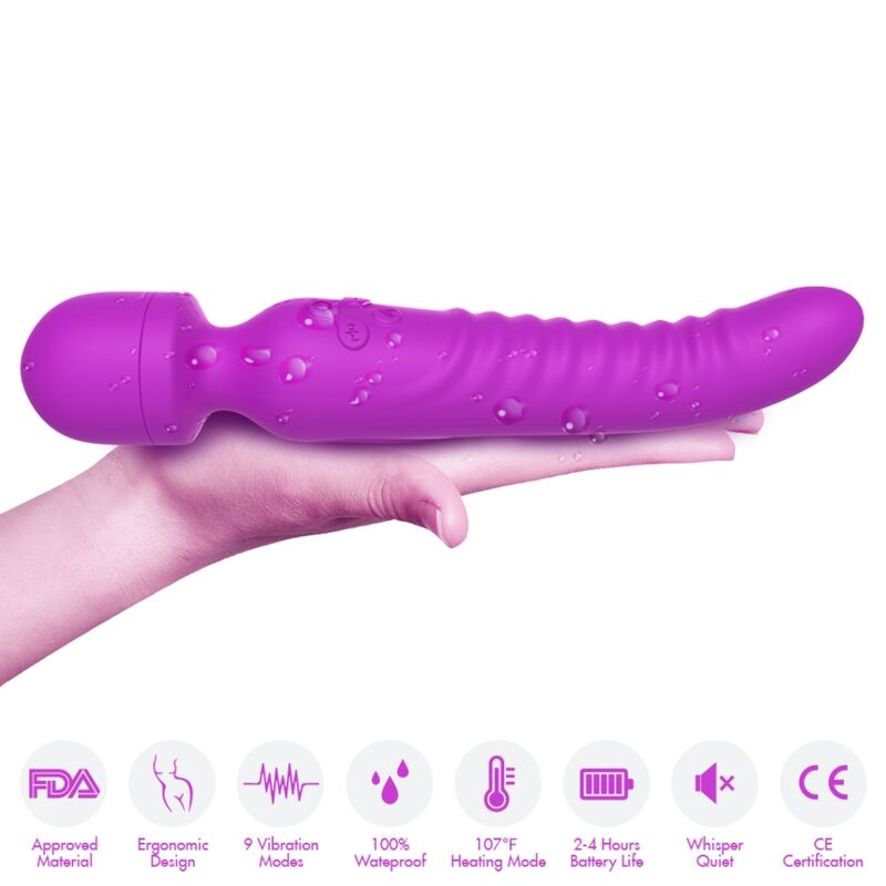 ARMONY - MISSION MASSAGEAPPARAT & VIBRATOR VARMEFFEKT LILLA