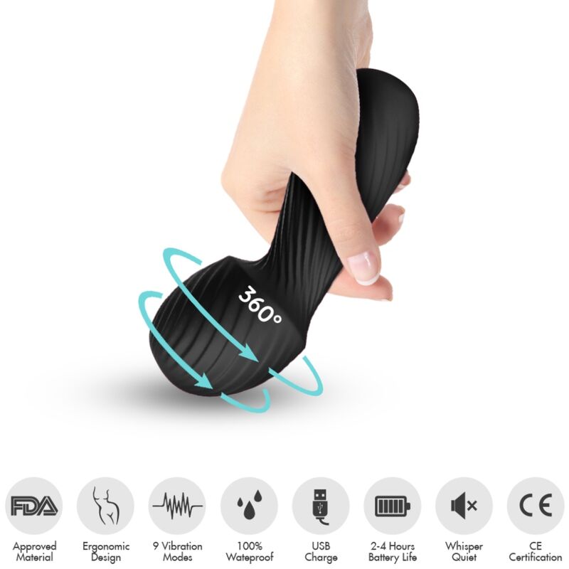 ARMONY - DAZZLE MASSAGEAPPARAT & VIBRATOR LILLE SORT