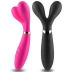 ARMONY - Y-WAND MASSAGEAPPARAT & VIBRATOR DOBBELTHOVEDT SORT