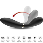 ARMONY - Y-WAND MASSAGEAPPARAT & VIBRATOR DOBBELTHOVEDT SORT
