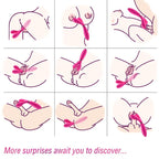 ARMONY - Y-WAND MASSAGEAPPARAT & VIBRATOR DOBBELTHOVEDT FUCHSIA