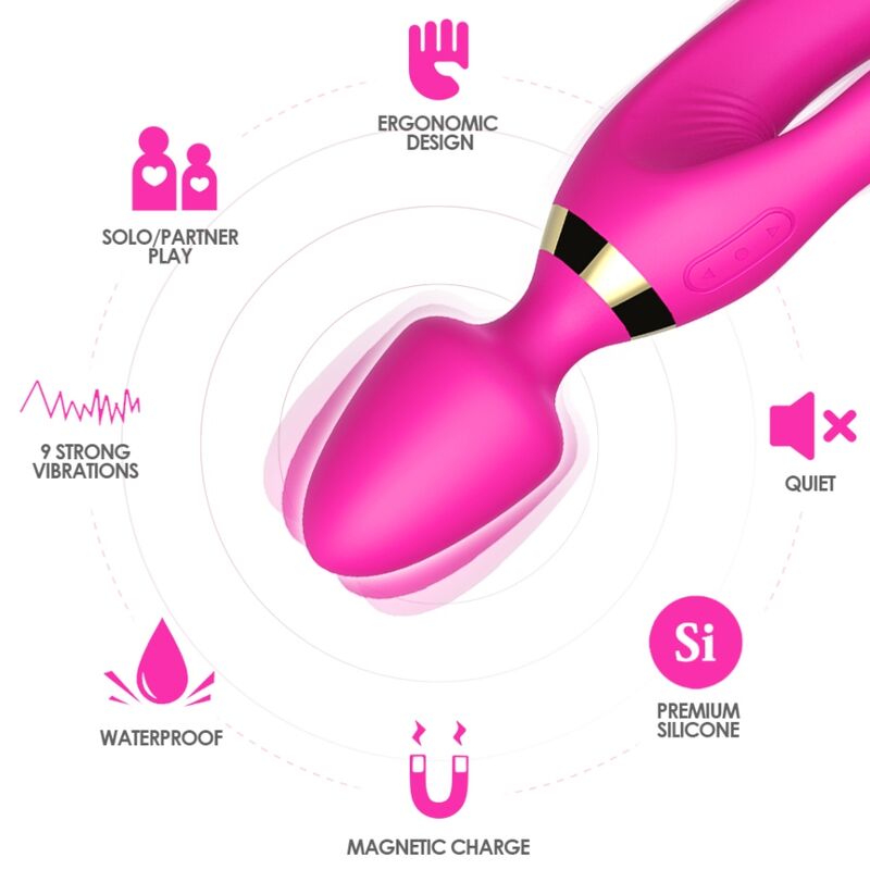 ARMONY - MASSAGEAPPARAT & VIBRATOR KANIN FUCHSIA