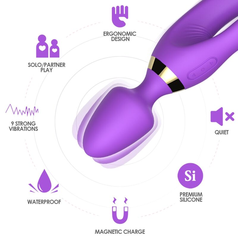 ARMONY - MASSAGEAPPARAT & VIBRATOR KANIN LILLA