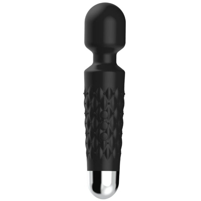 ARMONY - POSTMAN MASSAGEAPPARAT & VIBRATOR SUPER FLEKSIBELT HOVED SORT