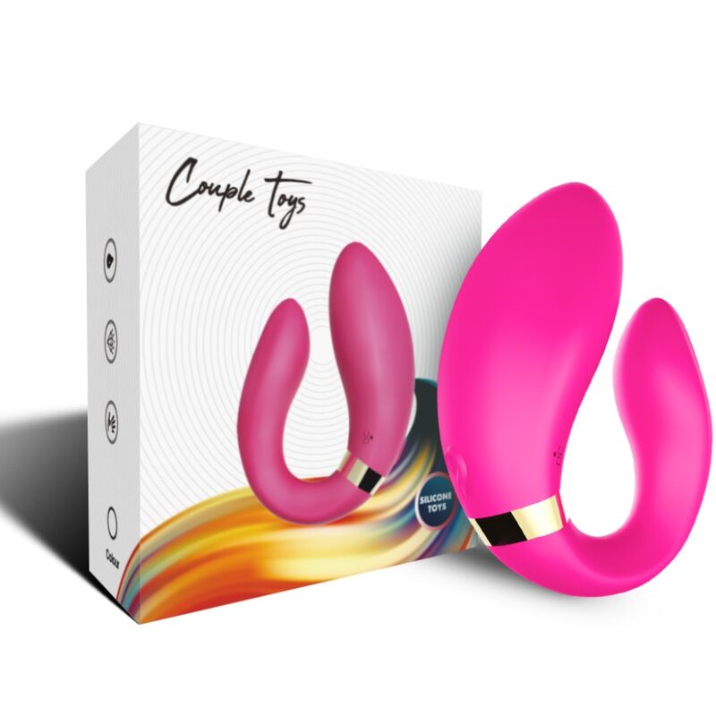 ARMONY - CRESCENT VIBRATOR TIL PAR MED FJERNBETJENING FUCHSIA