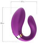 ARMONY - CRESCENT VIBRATOR TIL PAR FJERNBETJENING LILLA
