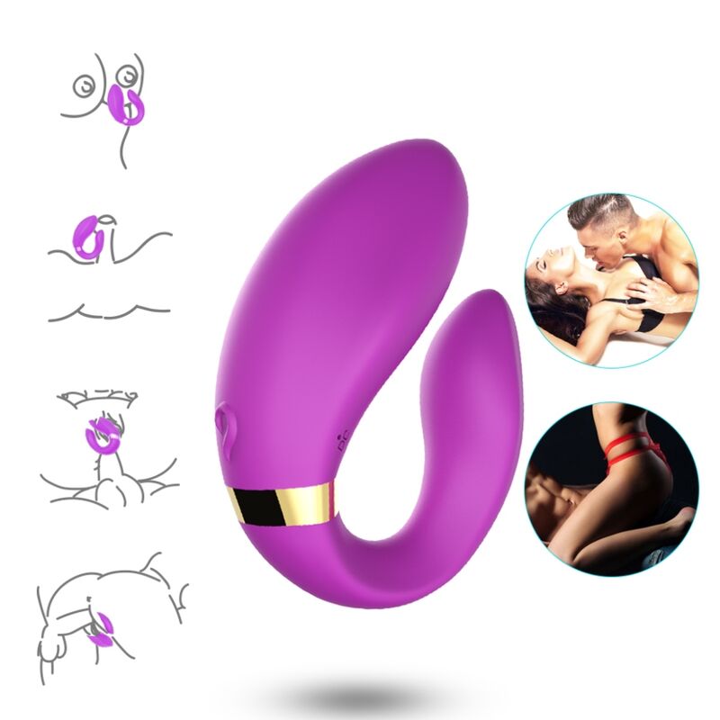 ARMONY - CRESCENT VIBRATOR TIL PAR FJERNBETJENING LILLA