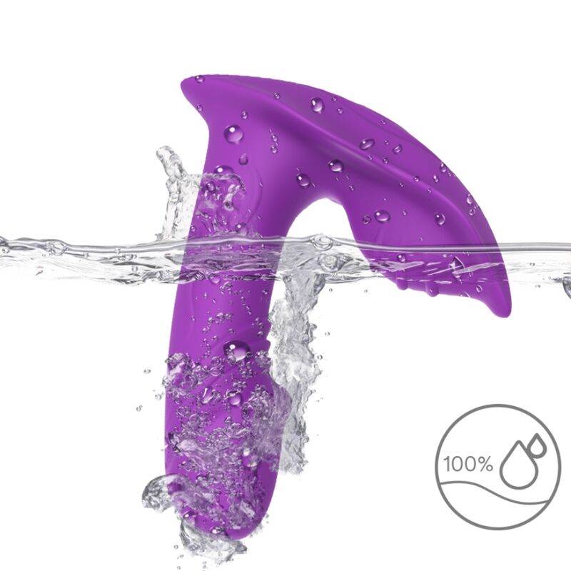 ARMONY - FLØJTEVIBRATOR INTRODUCERBAR FJERNBETJENING LILLA