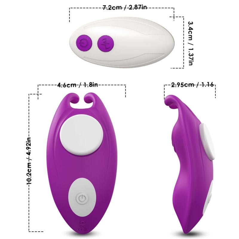 ARMONY - HONEYBEE TRUSSER MED VIBRATOR OG G-PUNKT FJERNBETJENING LILLA