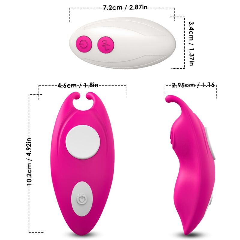 ARMONY - HONEYBEE TRUSSER MED VIBRATOR MED G-PUNKT FJERNBETJENING FUCHSIA