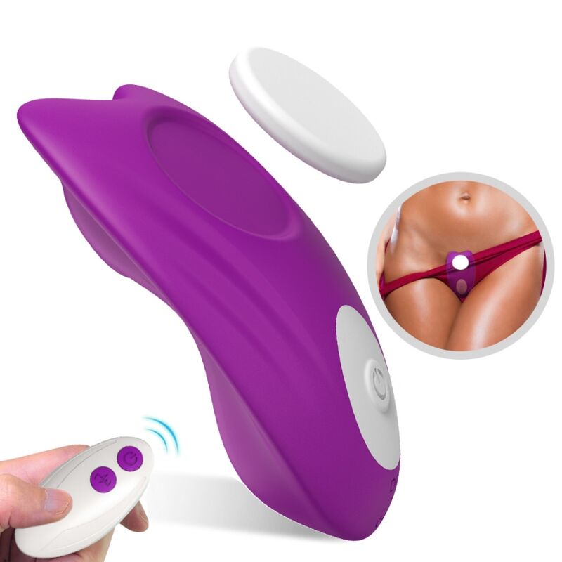 ARMONY - BUTTERFLY TRUSSER VIBRATOR FJERNBETJENING LILLA