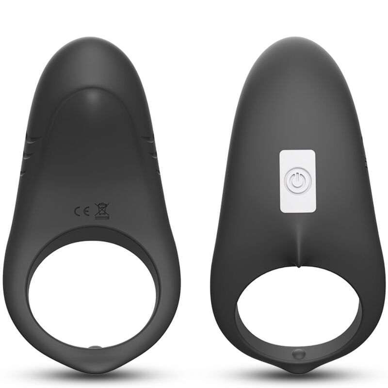 ARMONY - SHARK VIBRATORRING TIL PAR FJERNBETJENING SORT