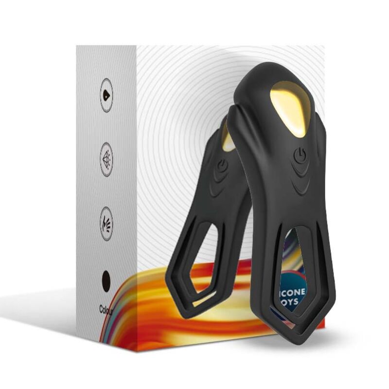 ARMONY - ROADSTER VIBRATOR DOBBELT RING FJERNBETJENING SORT
