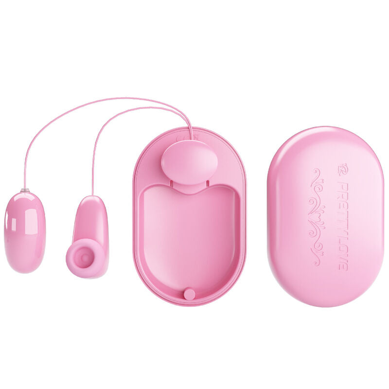 PRETTY LOVE - MAGIC BOX VIBRERENDE KUGLET & PINK STIMULATOR