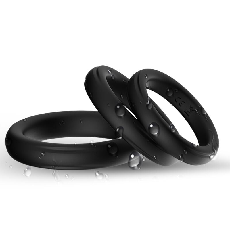 ARMONY - TRIPLE SILIKONE RING SORT