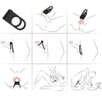 ARMONY - TVILLINGER DOBBELT VIBRATORRING TIL PAR SORT