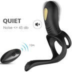 ARMONY - JOY JUMPER RING VIBRATOR TIL PAR & ANALPLUG FJERNBETJENING SORT