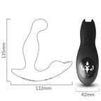 ARMONY - BAT KING VIBRATOR ANAL PROSTATA ROTATOR FJERNBETJENING SORT