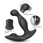 ARMONY - BAT KING VIBRATOR ANAL PROSTATA ROTATOR FJERNBETJENING SORT
