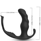 ARMONY - KNIGHT VIBRATOR ANAL PROSTATA & RING FJERNBETJENING SORT