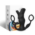 ARMONY - KNIGHT VIBRATOR ANAL PROSTATA & RING FJERNBETJENING SORT