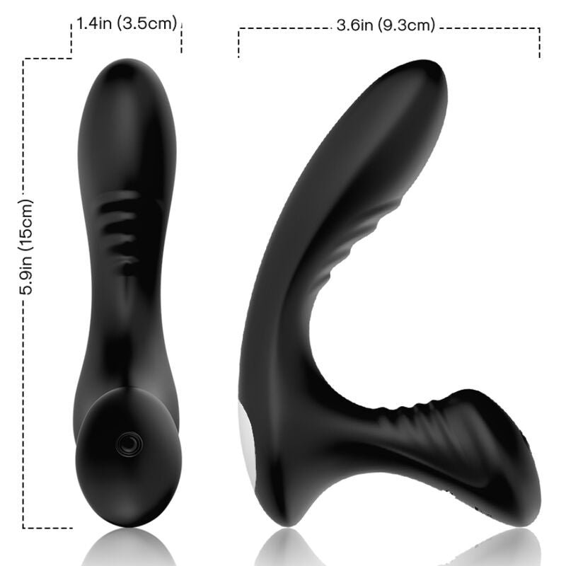 ARMONY - STORM VIBRATOR ANAL PROSTATA & PLUG FJERNBETJENING SORT