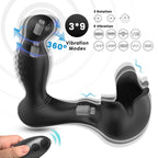 ARMONY - SURROUND VIBRATOR ANAL & STIMULATOR TESTIKLER FJERNBETJENING SORT