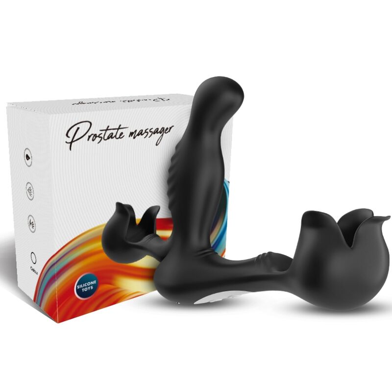 ARMONY - SURROUND VIBRATOR ANAL & STIMULATOR TESTIKLER FJERNBETJENING SORT