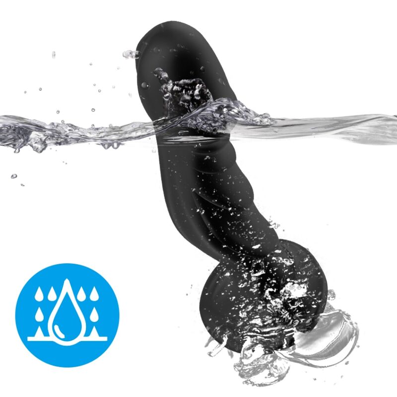 ARMONY - DILDOVIBRATOR & ANALPLUG FJERNBETJENING SORT