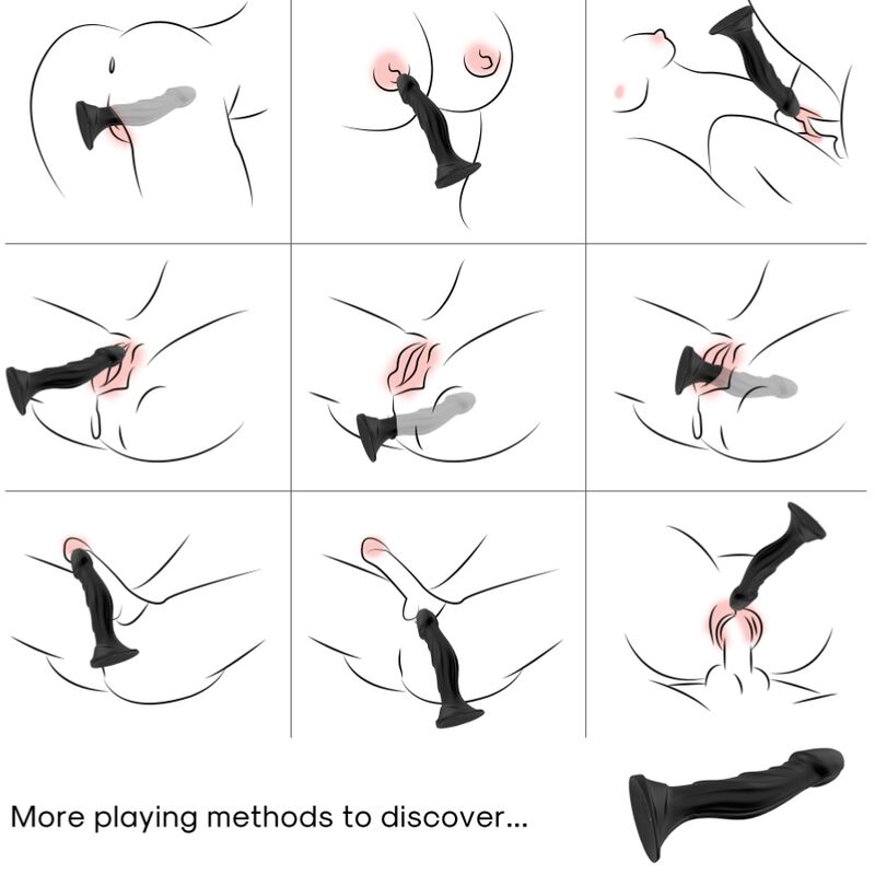 ARMONY - DILDOVIBRATOR & ANALPLUG FJERNBETJENING SORT