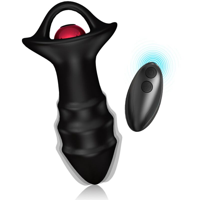 ARMONY - KYLIN FINGERVIBRATOR & ANALPLUG FJERNBETJENING SORT