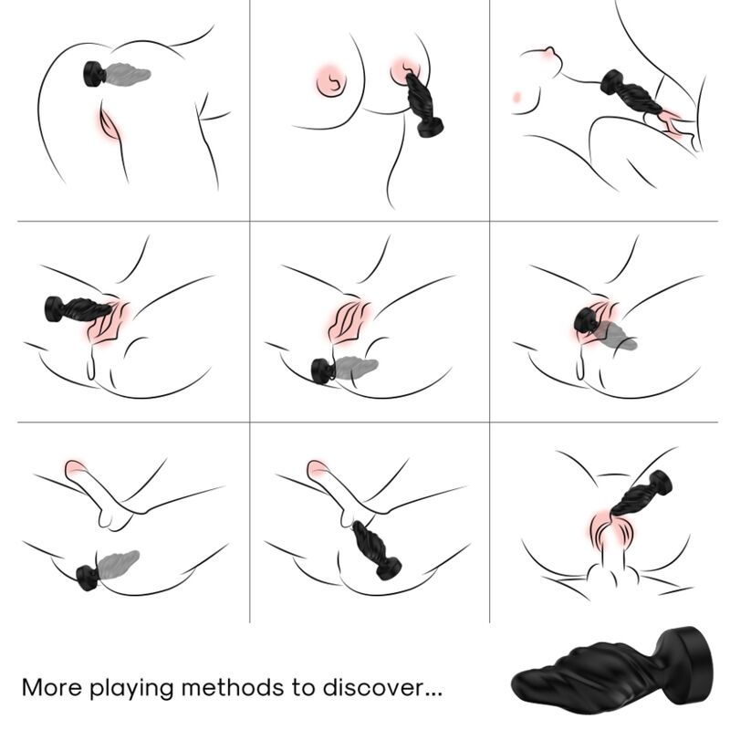 ARMONY - VIBRATOR & ANALPLUG FJERNBETJENING SORT