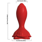 ARMONY - PINK VIBRATOR & ANALPLUG LILLE FJERNBETJENING RØD
