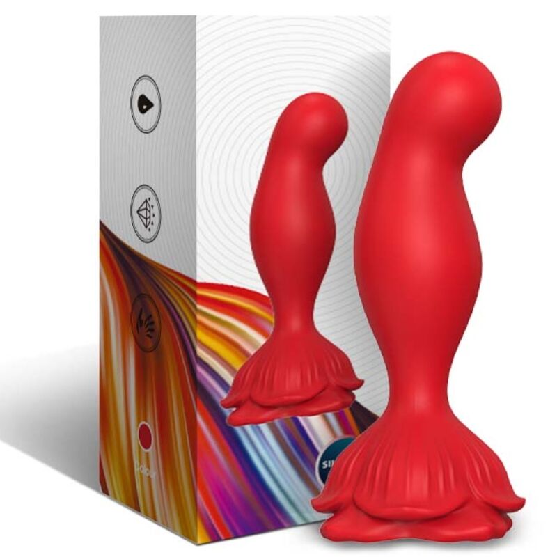 ARMONY - PINK VIBRATOR & ANALPLUG FJERNBETJENING RØD