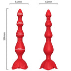 ARMONY - PINK VIBRATOR PAGODA & ANALPLUG RØD