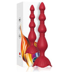 ARMONY - PINK VIBRATOR PAGODA & ANALPLUG RØD