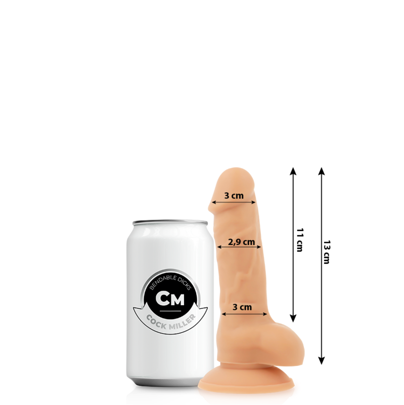 COCK MILLER - SILIKONE DENSITY COCKSIL ARTIKULERBAR 13 CM