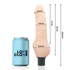LOVECLONE - DAVEN SELVSMØRING REALISTISK 23,8 CM -O- 3,8 CM
